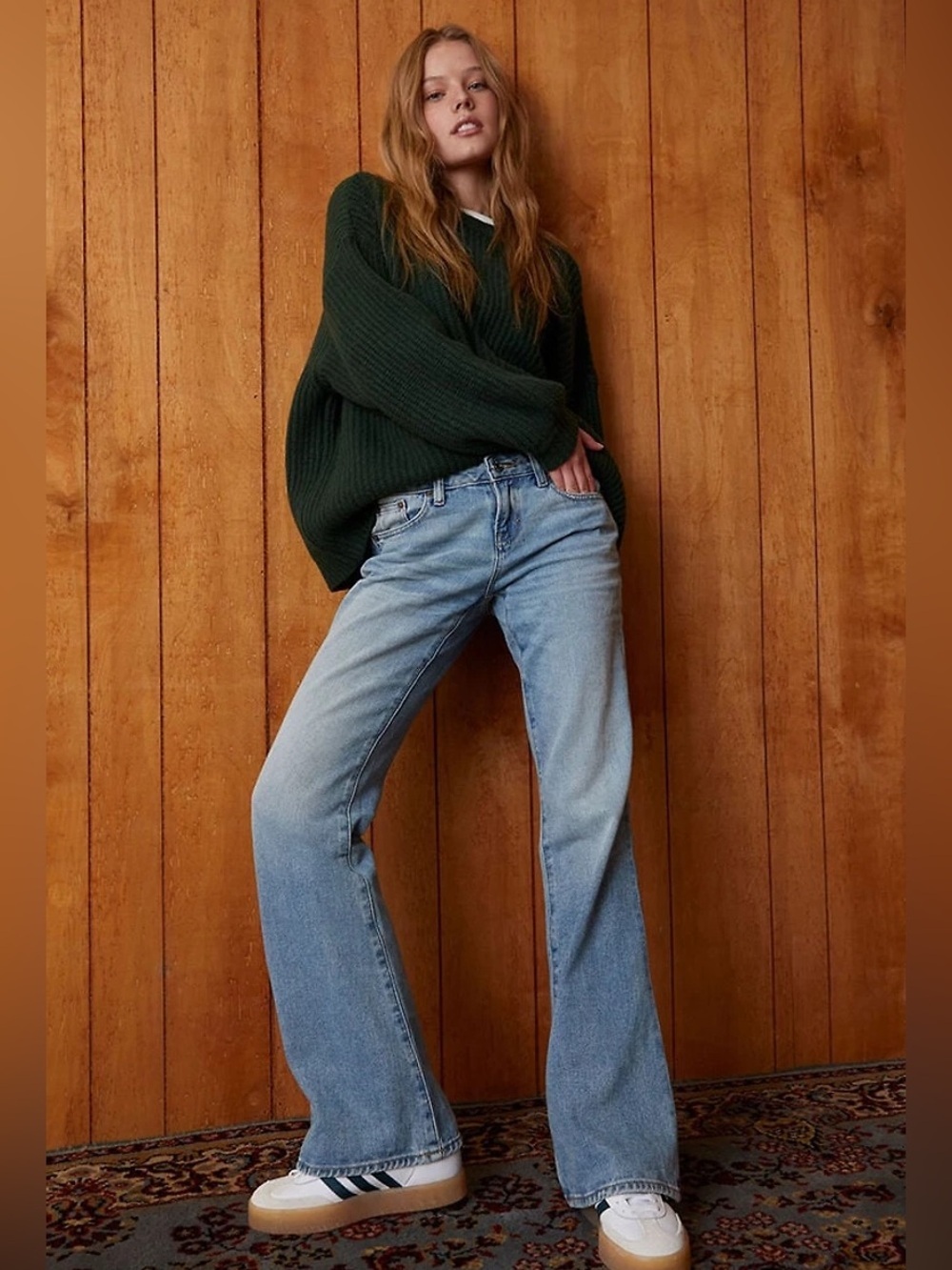 New Pacsun Jade Low Rise Women’s Bootcut Blue Jeans 27 Rigid Denim Boho Western